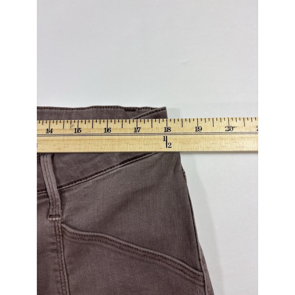 Pistola Topanga Cargo Jeans Brown Plus Size 18W Zip Pockets - Picture 4 of 10